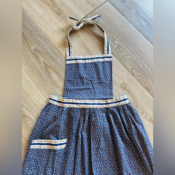 Vintage Gunne Sax Style Cottagecore Apron House Dress - Made in Canada - Picture 4 of 9